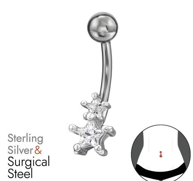Hovedbilde Arctic Star Navlepiercing