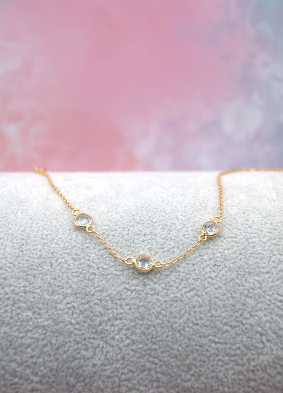 Golden Trio Stone Armbånd