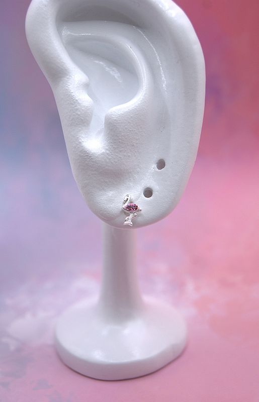 Silver Flamingo Set