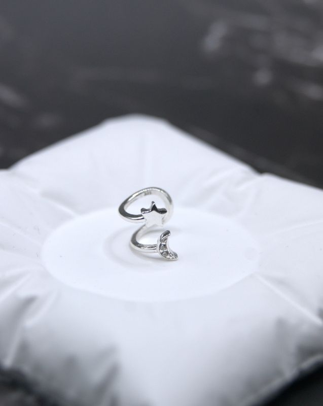 Moon & Star Ear Cuff