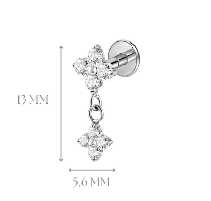 Fleur Titan Labret Sølv