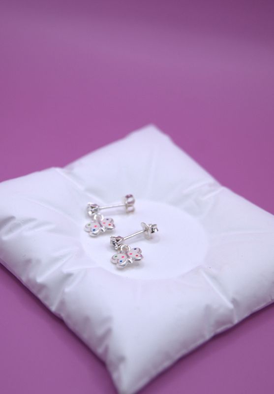 Butterfly Crystal Øredobber
