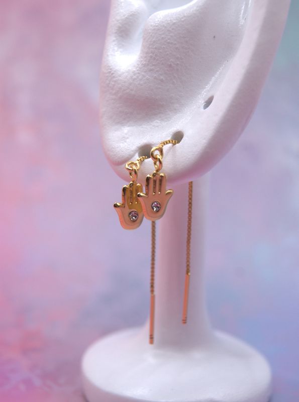 Hamsa hånd øredobber
