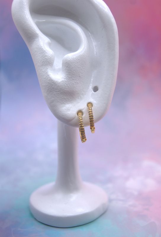 Crystal Huggie Øredobber