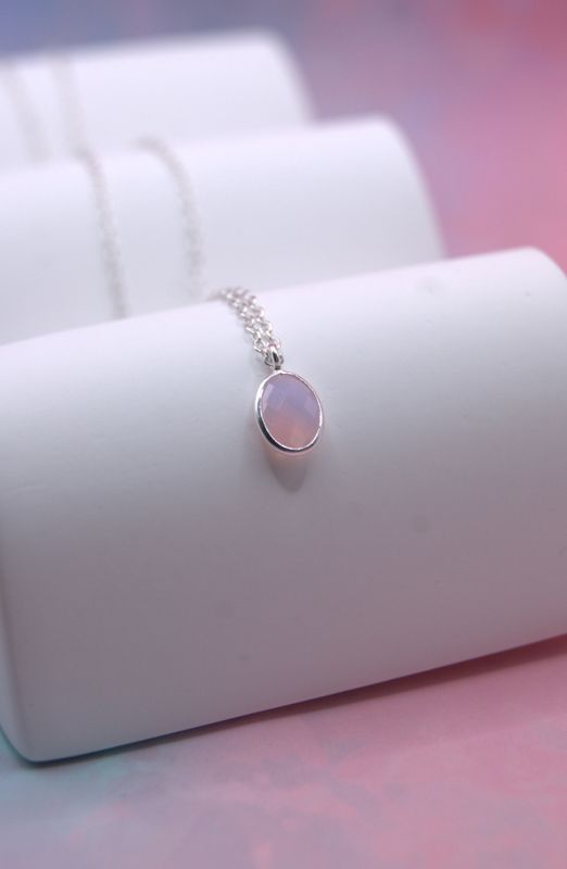 Pink Opal Glow Necklace