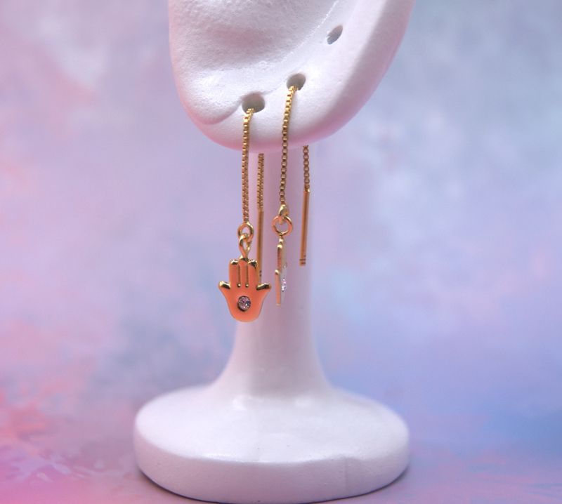 Hamsa hånd øredobber