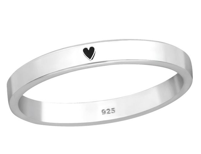 Hovedbilde Minimal Heart Ring 52str