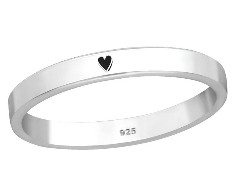 Minimal Heart Ring 52str